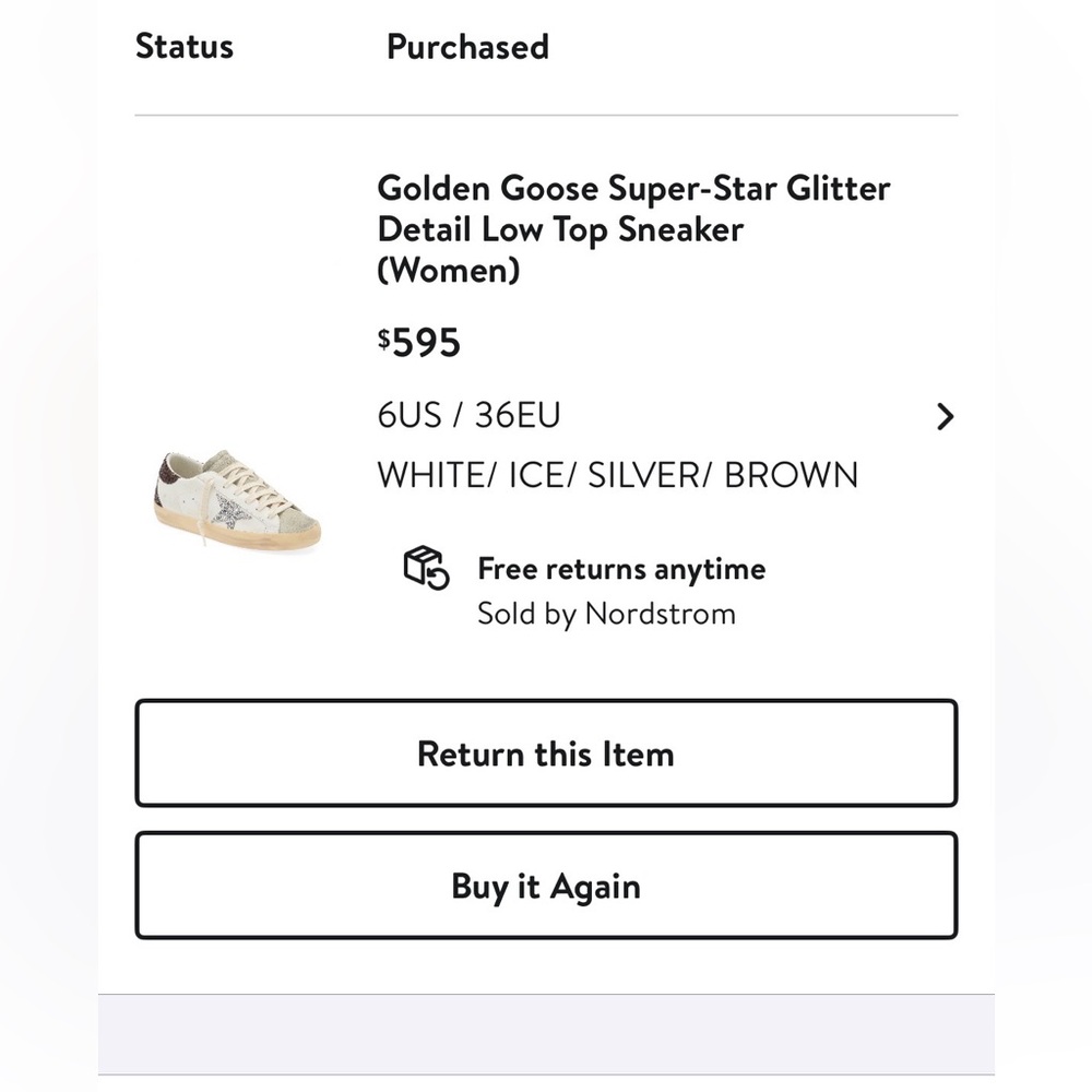 Golden Goose Super-Star Glitter Detail
Low Top Sneaker - Picture 12 of 12